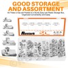 Rustark 50Pcs M4 M5 M6 M8 M10 Auto Car U-Clip