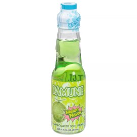 Ramune JFC International Soda Ramune Melon 6.76 Fl Oz (Pack Of 12)