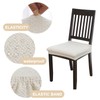 Waterproof Dining Chair Covers Set of 4, Stretch Kitchen Seat