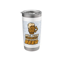 Hacker Security System - Computer Programmer Cybersecurity Stainless Steel Insulated Tumbler