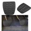UpAmcarker 31321-52010 2Pcs Clutch&Brake Pedal Pad Black Rubber Compatible with