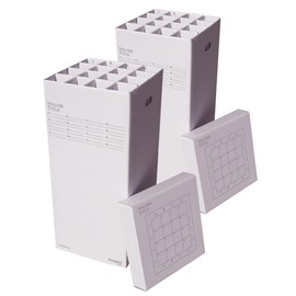 Advanced Organizing Systems - MGR-37 (2pkg) Roll File Storage Box - Corrugated 37x17.5x17.5 With 16 Compartments To Manage All Types of Documents up to 36 Inches Long