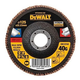 DEWALT DT30602-QZ Flap Disc K40 flat, 4.92"