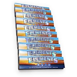 Elements King Size Papers Rice Papers 10 x Booklets