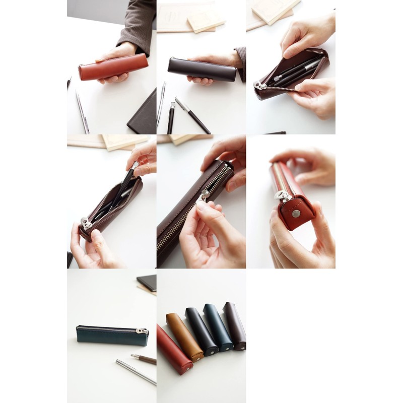 HERGOPOCH(エルゴポック) 本革ペンケース 06シリーズ レッド HG-06W-PEN-RD