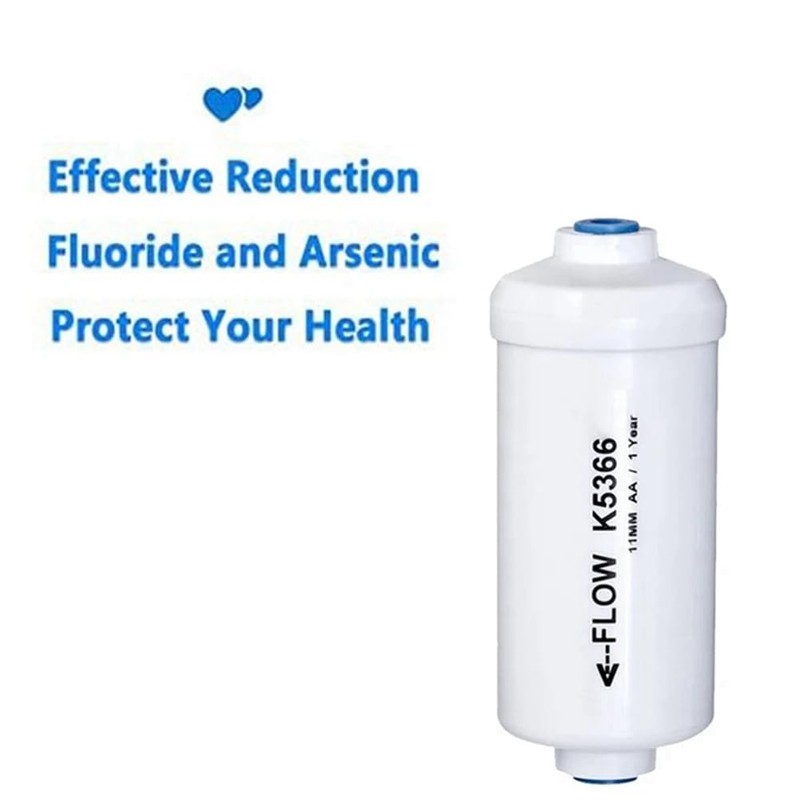 2 Pcs Replacement Fluoride Water Filter K5366 Compatible with Water