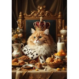 Baroque Royal Ginger Cat Feast