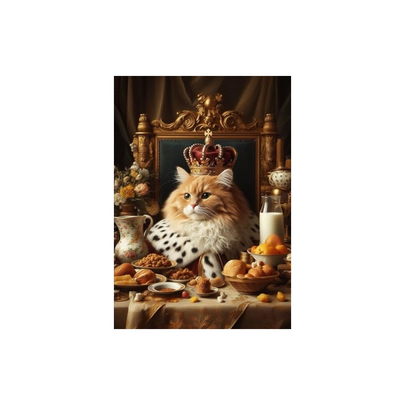 Baroque Royal Ginger Cat Feast