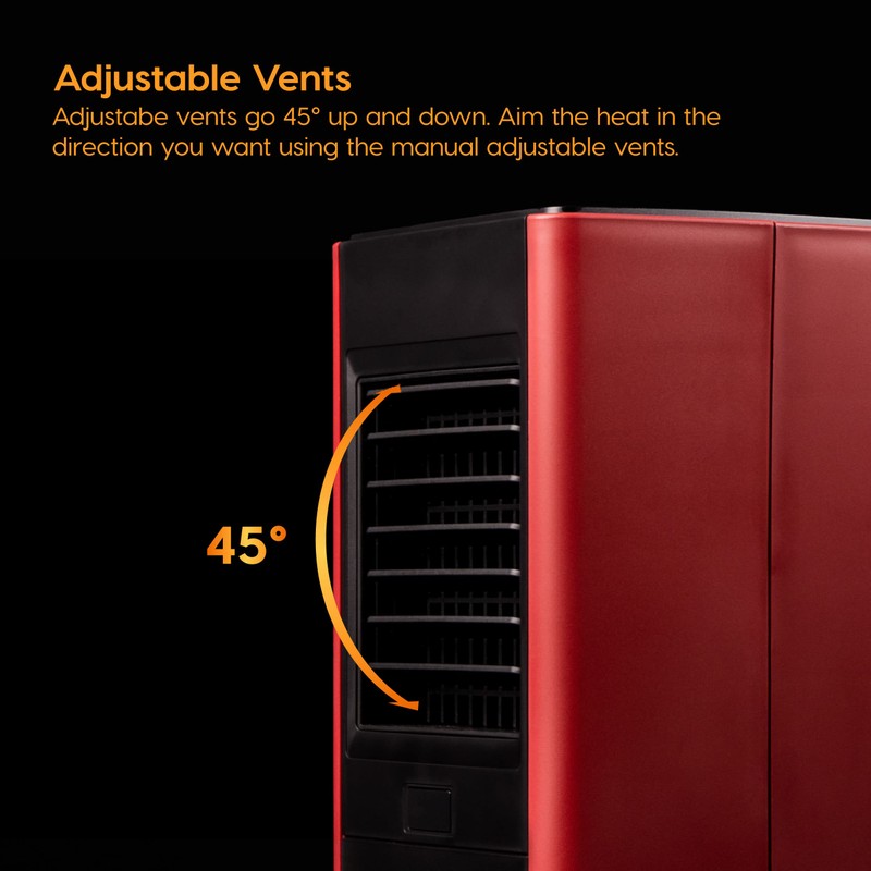 IRIS WOOZOO Slim Portable Space Indoor Heater With Motion Sensor