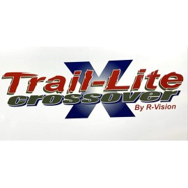 VISION TRAIL LITE TRAIL LITE CROSSOER Vby R-VISION DECAL WORD / NAME LOGO GRAPHICS BLUE RED GREEN