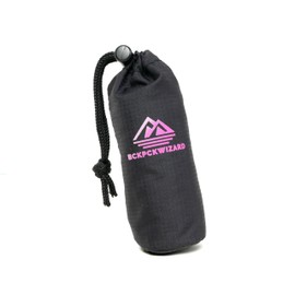 bckpckwizard Fillable Neck Pillow - Ultralight, Ideal for Travel, Outdoor & Backpacking, Black