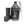 FOREVER BLACK Bed Liner 1-Gallon w/dispensing pump and 2 foam