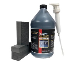 FOREVER BLACK Bed Liner 1-Gallon w/dispensing pump and 2 foam applicators