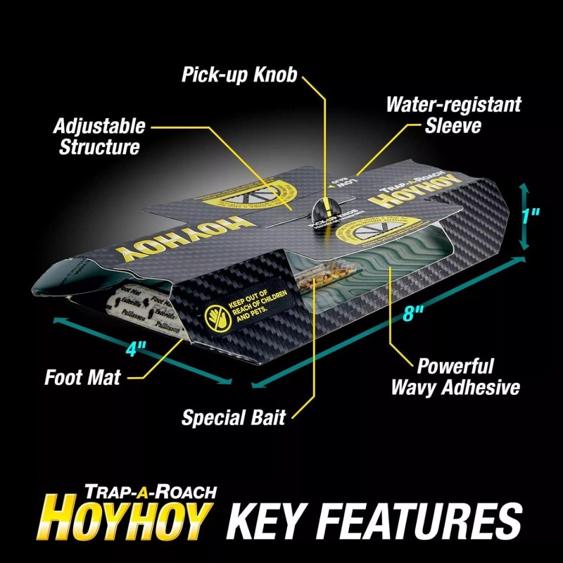 HOY HOY Trap A Roach For Home Bait Glue/Sticky Pest