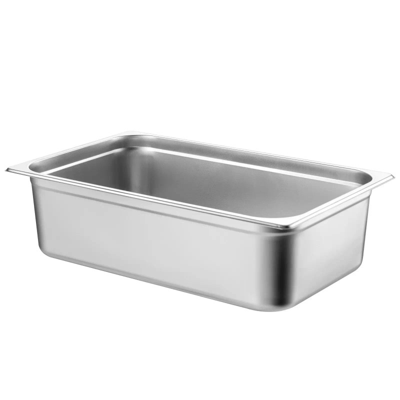 6 Pack 0.8mm Thick Stainless Steel Commercial Steam Table Pan