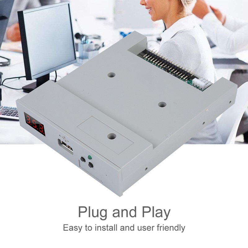 SFR1M44‑U100 3.5in 1.44MB USB SSD Floppy Drive Emulator Plug and