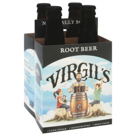 Virgils Virgil's Soda Root Beer 4pk 48 fl oz Pack of 6