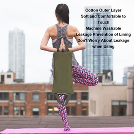 Yoga Sandbag, Unfilled Yoga Sand Bags with 2 Handle, Zipper, Waterproof Bag, Adjustable Yoga Sand Bag for Yoga Weights and Training Canvas Sandbags