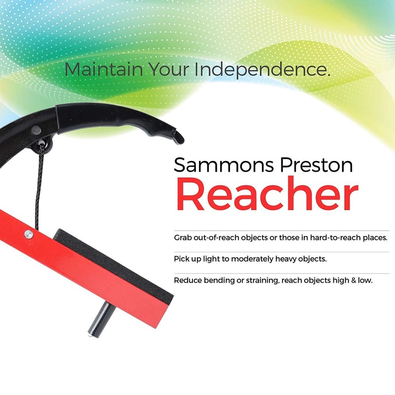 Sammons Preston Reacher, Standard, 26", Grabber Reacher Tool, Lightweight Trash