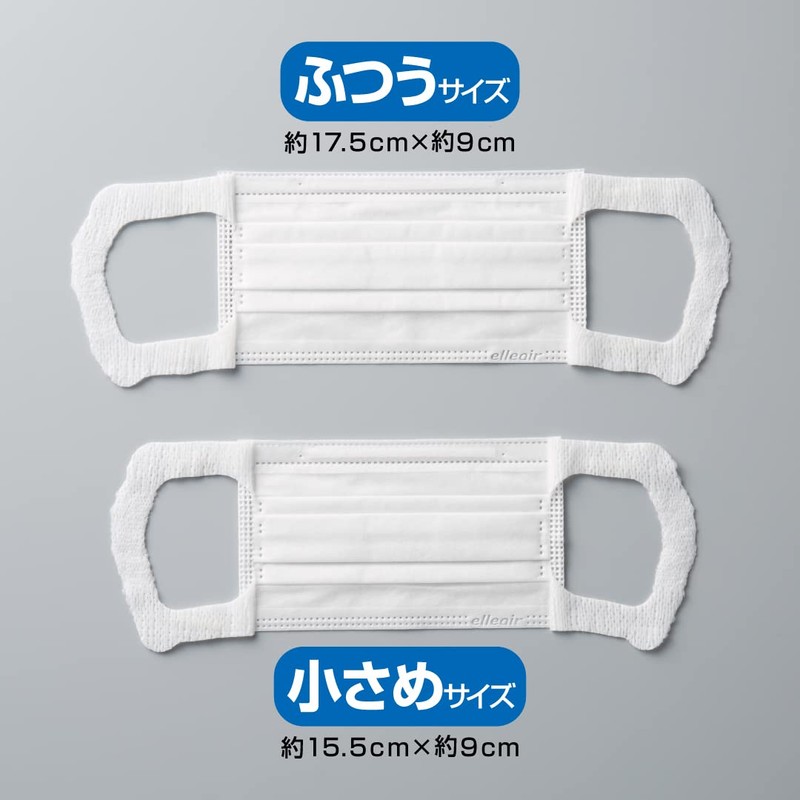 Elleair Zutto Hyper Block Mask, Regular Size, 50 Pieces, Made