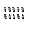 Switian SPST Momentary Mini Push Button Switch AC 220V/2A/Black Pack