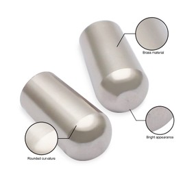 MAXCHEER 2PCS M3.5 Brass LP Guitar 3 Way Toggle Switch Tip Pickup Switch Knob for Epiphone Les Paul