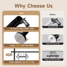 Room Divider for Room Separation (42-100in W), Curtain Rods No Drilling for Bedroom, Freestanding Room Divider Panel Tension Rod, Wall Divider Privacy Screen Partition for Space Separator, Drill Free