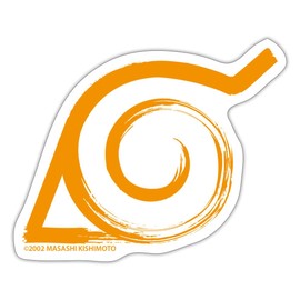 Spreadshirt Naruto Symbol Of The Hidden Leaf Village Sticker - 10 x 10 cm - Matt White