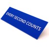 Every Second Counts Wall Sign With Adhesive - Kitchen Decor