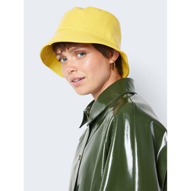 Noisy may Women's Nmsky Vinyl Bucket Hat Noos Fishing Hat, Habanero Gold