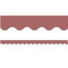 Teacher Created Resources Deep Rose Scalloped Border Trim