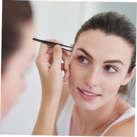 Mikinona 6pcs Eyebrow Tweezers for Precision Grooming Ergonomic Design for Easy Use Includes Storage Bag for Eyebrow Shaping and Facial Hair Removal