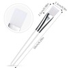 24 Pieces Face Mask Brush Transparent Face Mask Brush Cosmetic