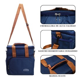 Bolsas para el Almuerzo,Bolsa de almuerzo aislada de gran capacidad