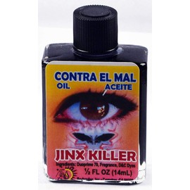 6 Pieces BRYBRADAN Jinx Killer Oil/Contra EL MAL ACEITE 1/2 FL OZ 14.7ML