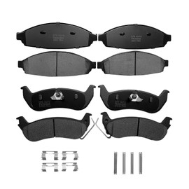PM Auto Set of 8 Front-Rear Ceramic Brake Pad For 2003-2011 Ford Crown Victoria