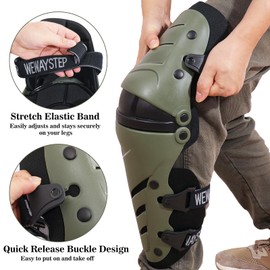 Motorcycle Knee Guards Pads, Adjustable Knee Pads for Adult, Motorcycle Knee Protector Gear for MTB Motocross Mountain Bike