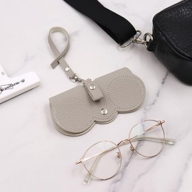 [PHOTOOLEX] [FUTURE] Eyeglass Case, Leather, Eyeglass Case, Eyeglass Cover, Eyeglass Cover, Strap, Glasses Sleeve, Glasses Storage Box, Slim, Stylish, Compact, Lightweight, Women's, Men's, Portable,