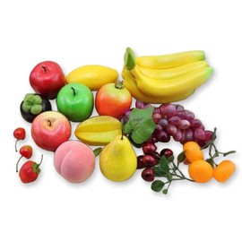 Plenty of Fruit, Model Fruit, Foodstuff Sample, 15 Variety Set, For Display, Etc.