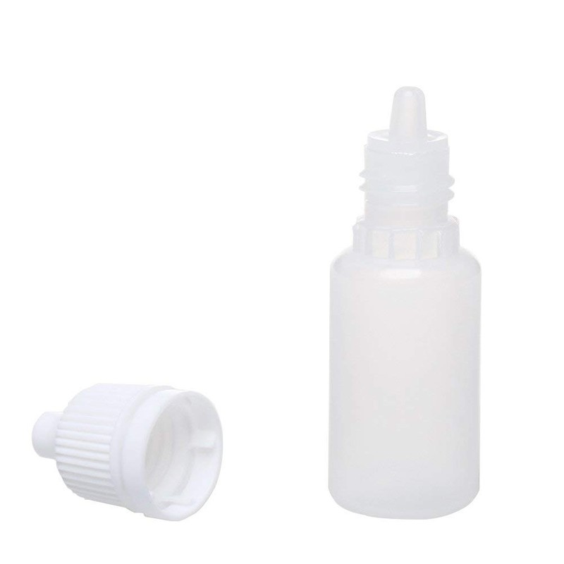 50pcs Lab Dropping Bottles,Squeezable Plastic Liquid Dropper Bottles,Empty Eye Liquid