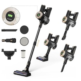 BUTY BULU Cordless Stick Vacuum Cleaner, Lightweight (Black)