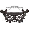 Lulu Decor, Cast Iron Garden Boot Scraper, Solid Decorative Design