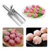 LVYKING Meatball Maker Tool, Stainless Steel Fish Ball Shrimp Slippery