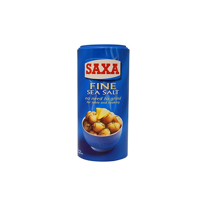 Saxa Fine Sea Salt - 18 x 350gm