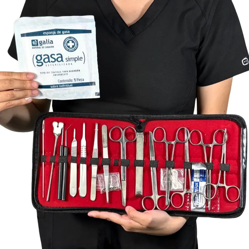 Kit Estuche De Disección/sutura Estudiantes
