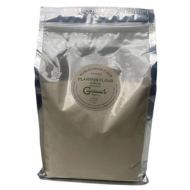 GWFs Plantain Flour 4lbs – Green Plantain Flour Organic | Natural Starch-Rich Flour | Gluten-Free Baking | Premium Green Banana Flour | Amala Plantain | Green Plantain Powder