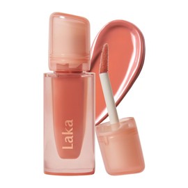 Laka Jelling Nude Gloss, 4.5g0.15oz, Sheer Hydrating Lip Oil with No Stain, Non-Sticky, Nourishing Gloss for a Glowy Look, K-Beauty (304 Gingerring)