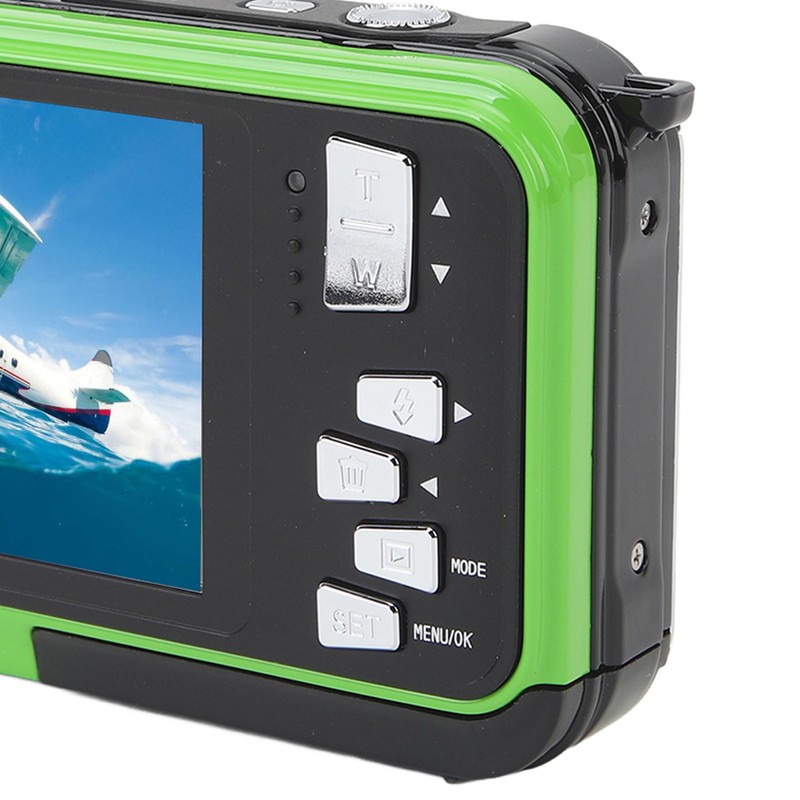 Waterproof Digital Camera 48MP 2.7K HD 16X Digital Zoom Dual
