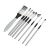8Pcs Paint Brush Paintbrush Pen Soft Nylon Wool with Storage