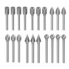 𝐋𝐮𝐨 𝐤𝐞 20 Pcs Diamond Burr Sets, 1/8 Inch Shank